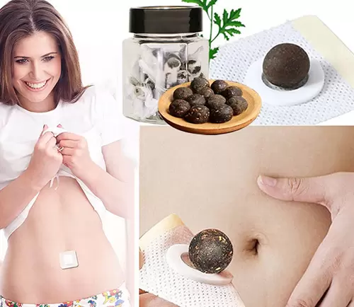 BellyButtonBliss herbal belly patch box for natural bloating and fat reduction support