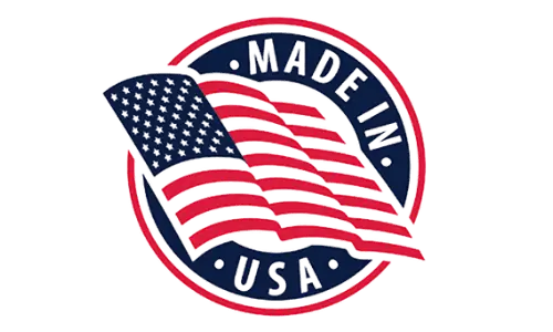 BellyButtonBliss Made in USA badge, guaranteeing product authenticity and quality.